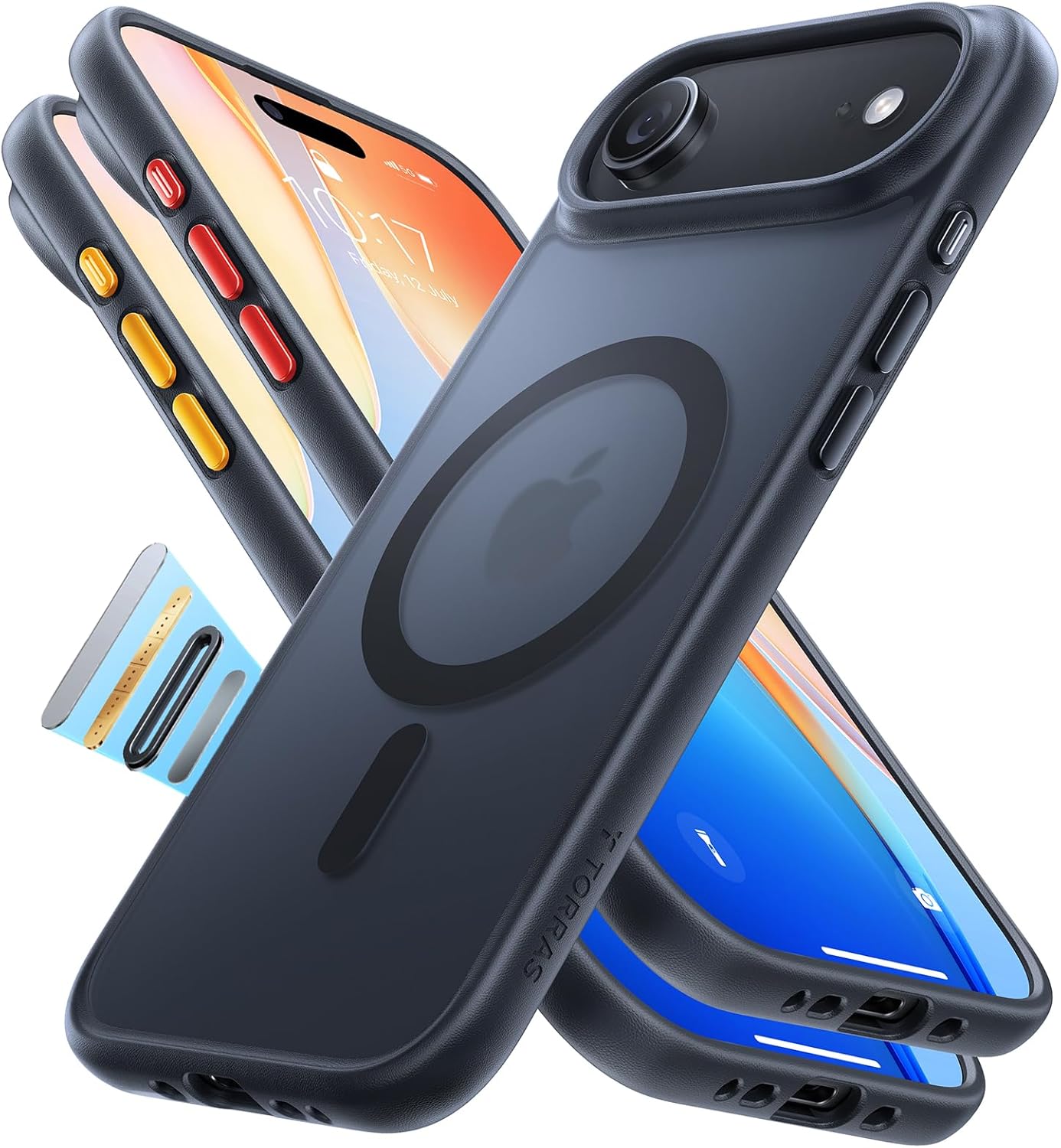 TORRAS iPhone 17 Pro Case with MagSafe, 12FT Military Grade Shockproof, Magnetic