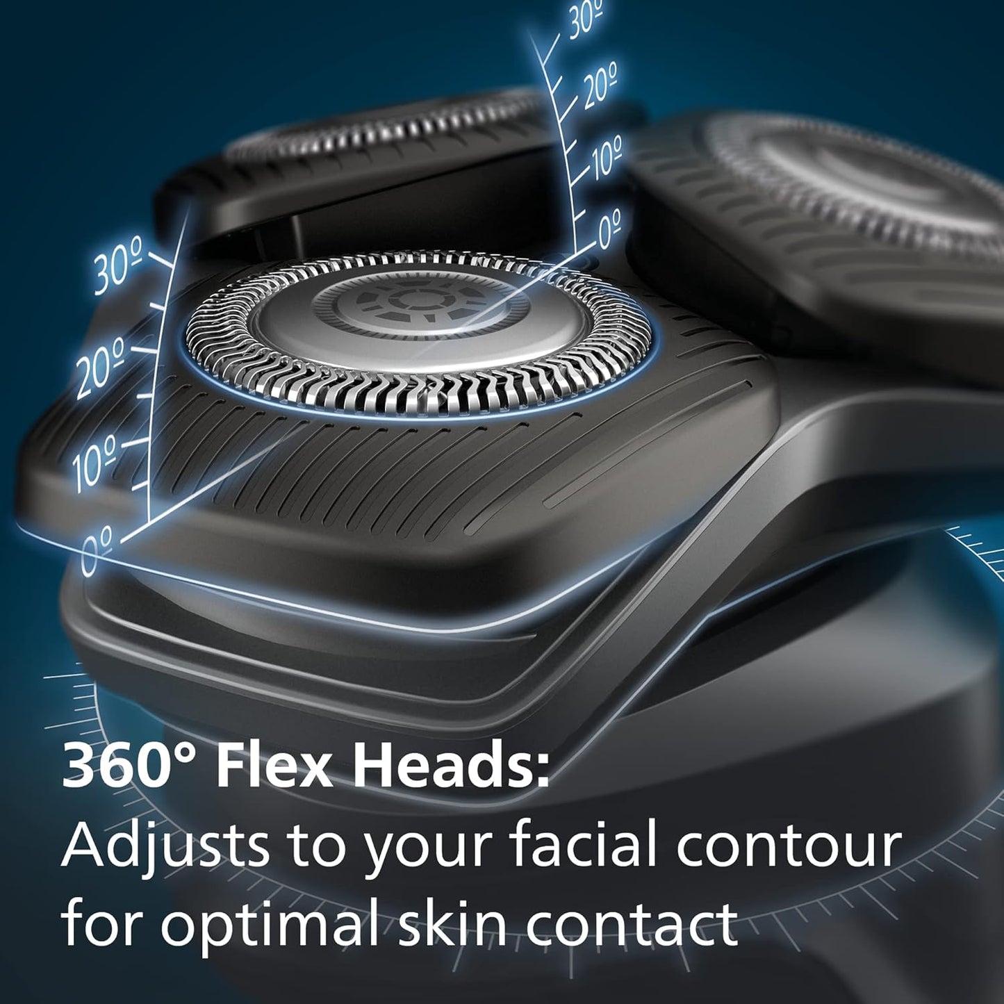 Philips Shaver Series 5000 - Wet & Dry Electric Men Shaver Charging Travel Case
