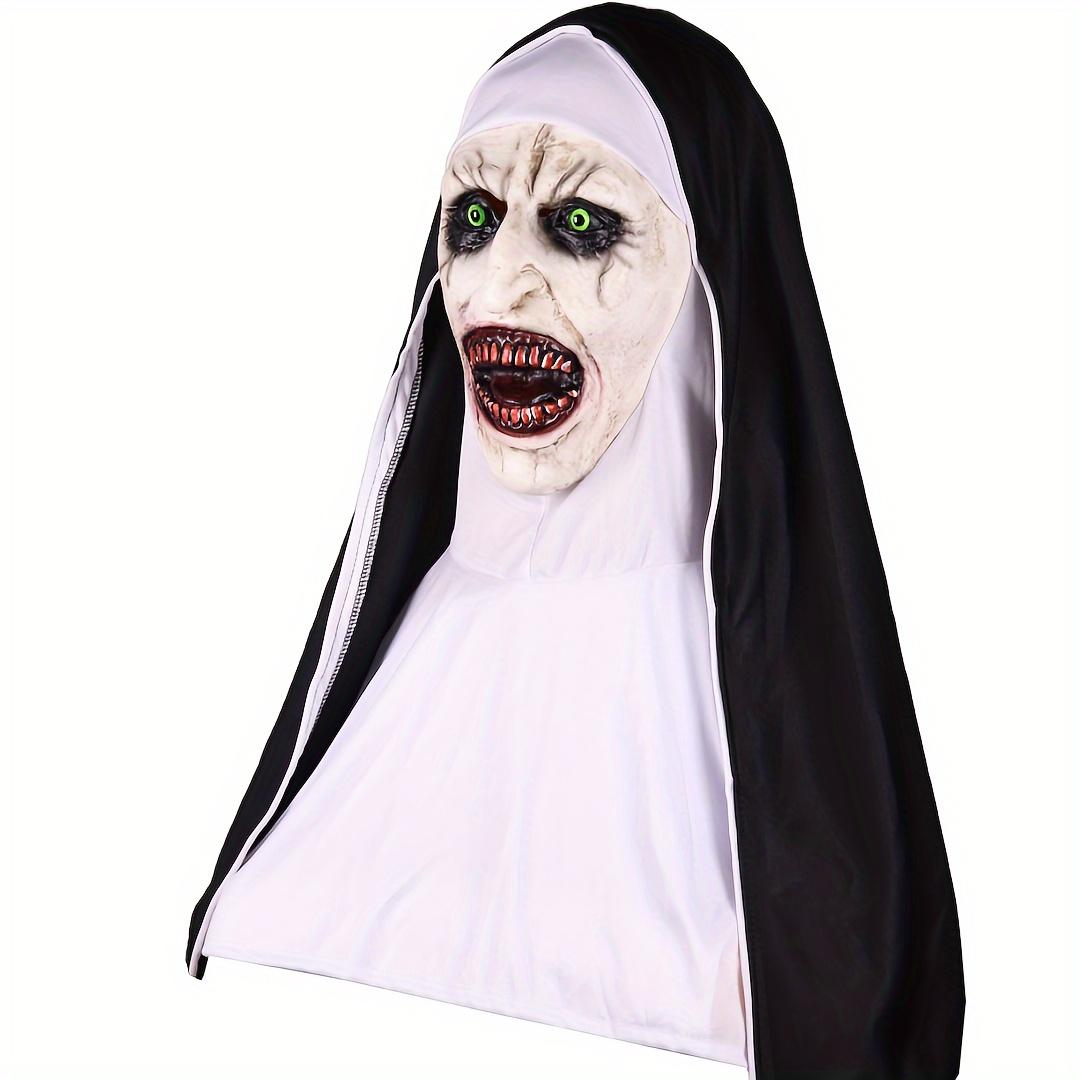 Halloween Scary Nun Costumes Stylish Natural Latex Mask for Fashionable Halloween Outfits from Guangdong China