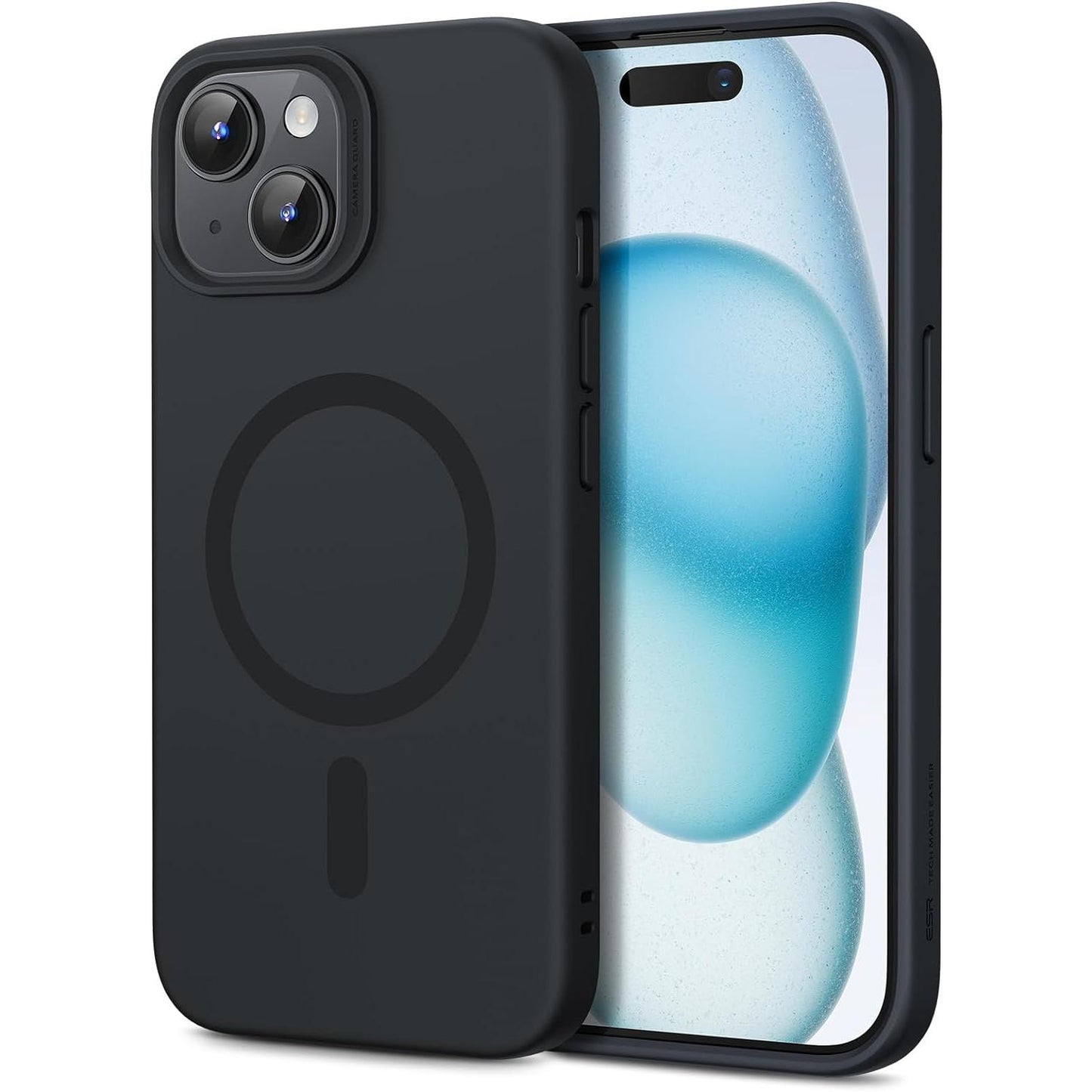 ESR iPhone 17 Pro Case Military-Grade Drop Protection Shock-Absorbing Air Guard Corners Camera Control Cover Magsafe Compatible Hybrid Series Clear Acrylic Magnetic Wireless Casing