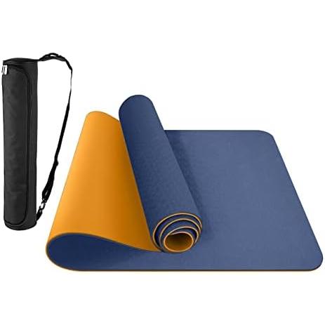 Comfy Mat Yoga Mat – Non-Slip Premium TPE Yoga Mat [Bonus Waterproof Carry Bag] – Eco-Friendly Workout Mat for Pilates, Meditation, Women, Men – Fitness Exercise Mat, 183Cm X 61Cm X 6Mm MOHAJER LTD