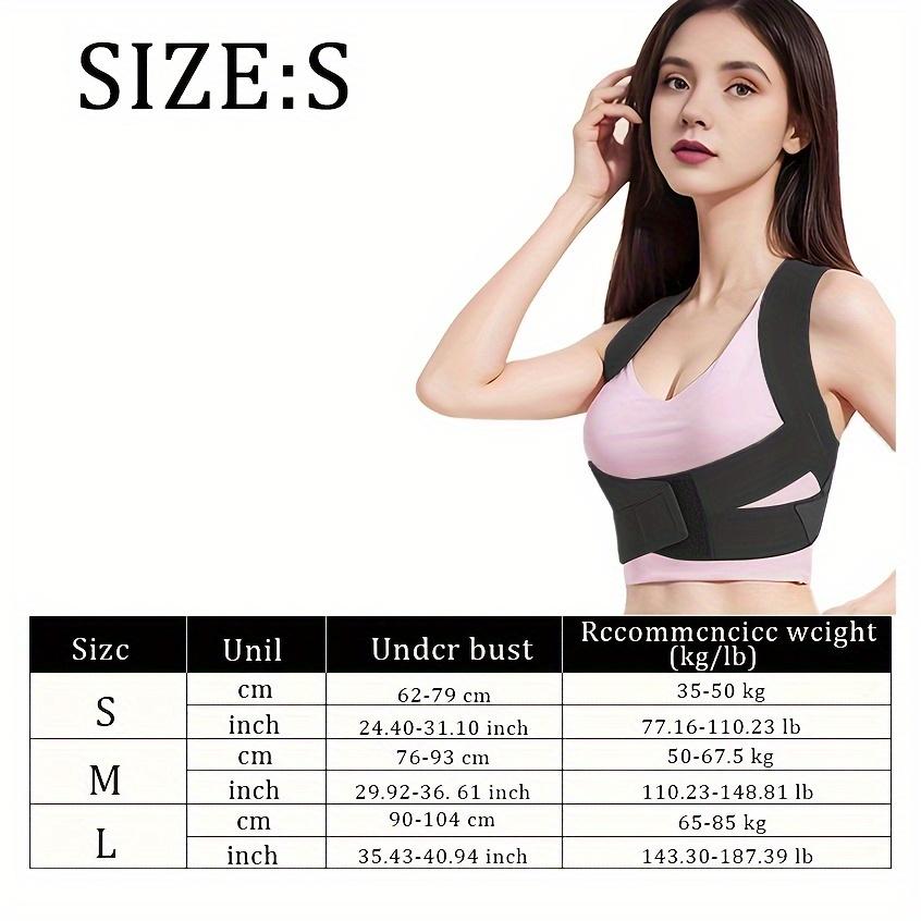 Adjustable Posture Corrector Strap - Invisible, Comfort Fit for Shoulder & Improved Posture,, Available in Pink/Black