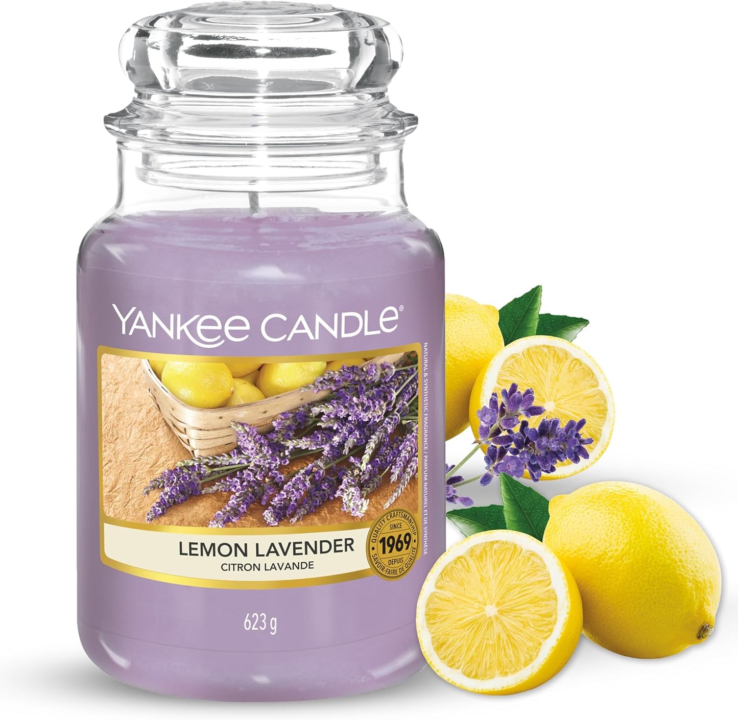 Yankee Candle Scented Candle - Green Apple Sorbet Large Jar - Long Burning Candles: up to 150 Hours - Gifts for Women
