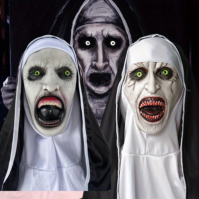 Halloween Scary Nun Costumes Stylish Natural Latex Mask for Fashionable Halloween Outfits from Guangdong China