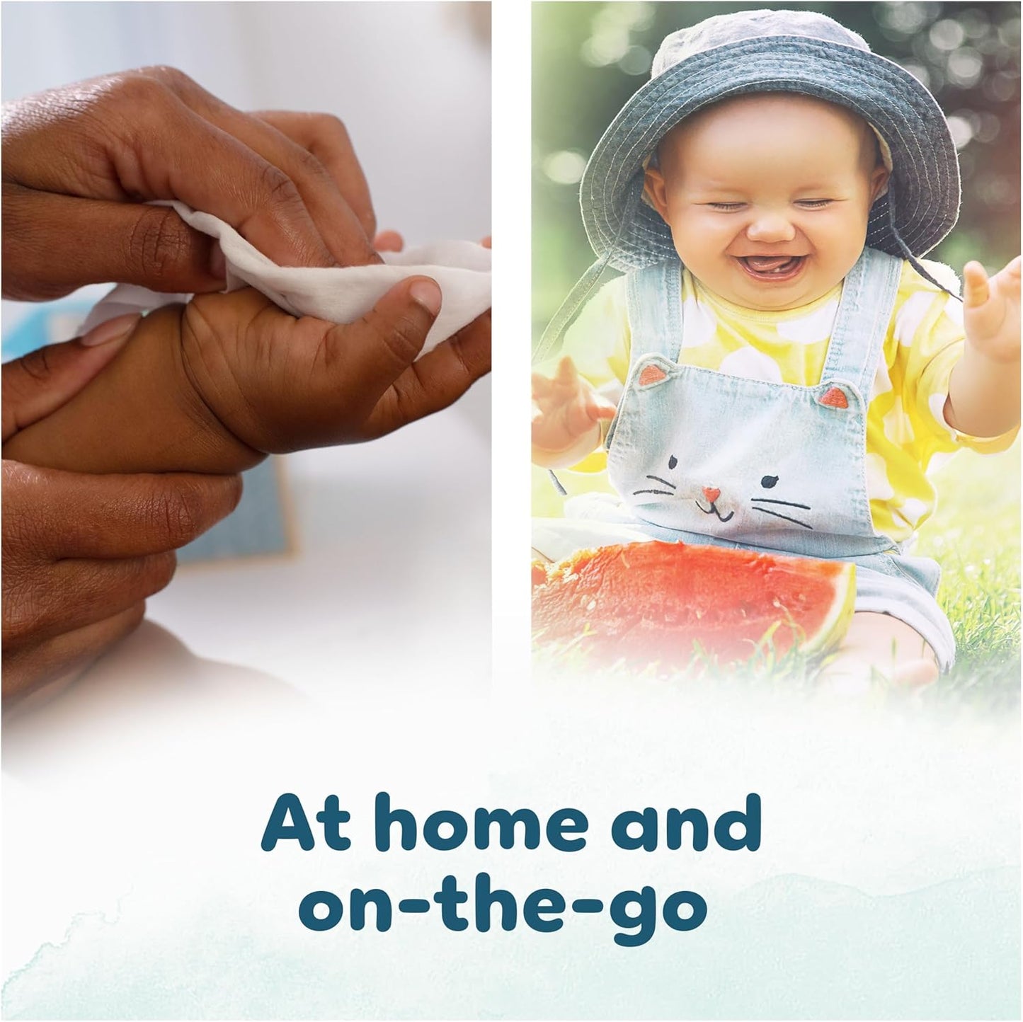 Pampers Harmonie Aqua Baby Wipes Plastic Free 24 Packs of 48 Wipes, 1152 Baby Wet Wipes, Help Restore Natural Skin Ph, Delicate Lotion with 99 Percent Water