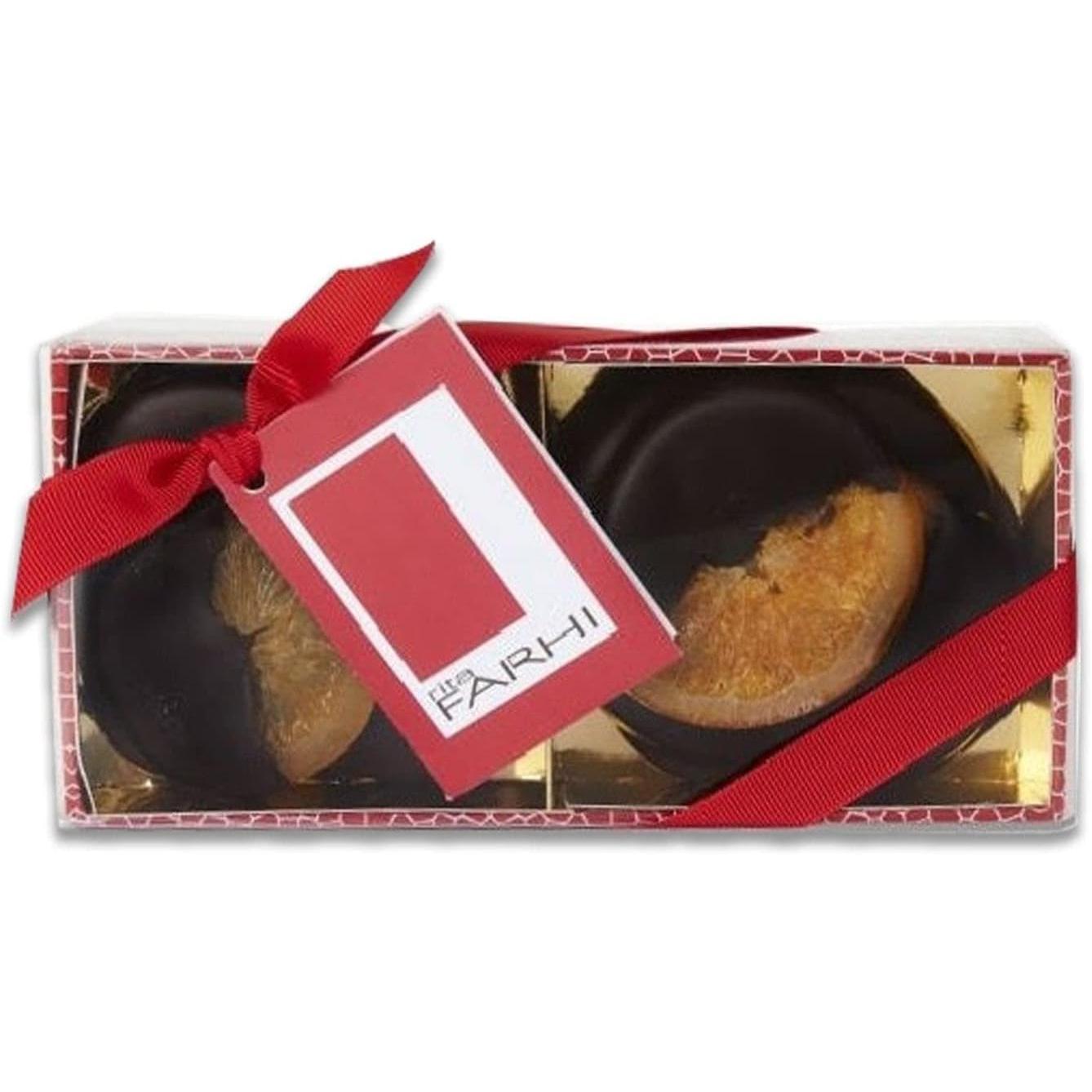 Rita Farhi Chocolate Covered Nut Selection Luxury Gift Box 390G - Almonds, Brazil Nut, Hazelnuts. Cinnamon Dusted and Chocolate Covered Nuts - New Palm Oil Free Recipe
