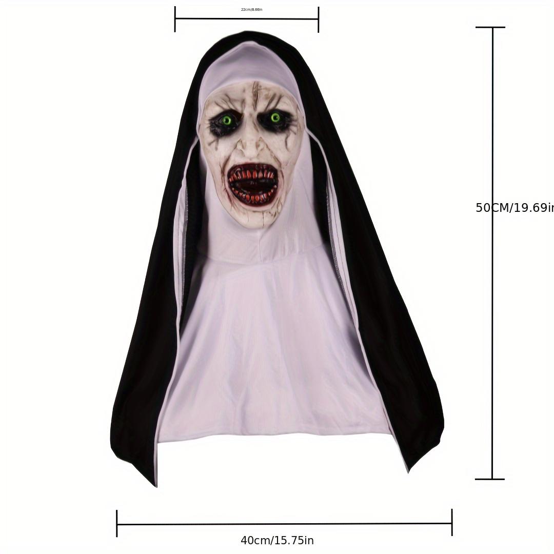 Halloween Scary Nun Costumes Stylish Natural Latex Mask for Fashionable Halloween Outfits from Guangdong China