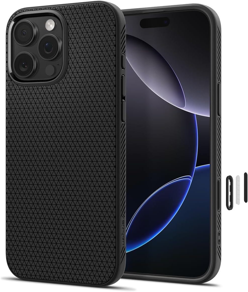 Spigen Liquid Air Case Compatible with Iphone 15 - Matte Black