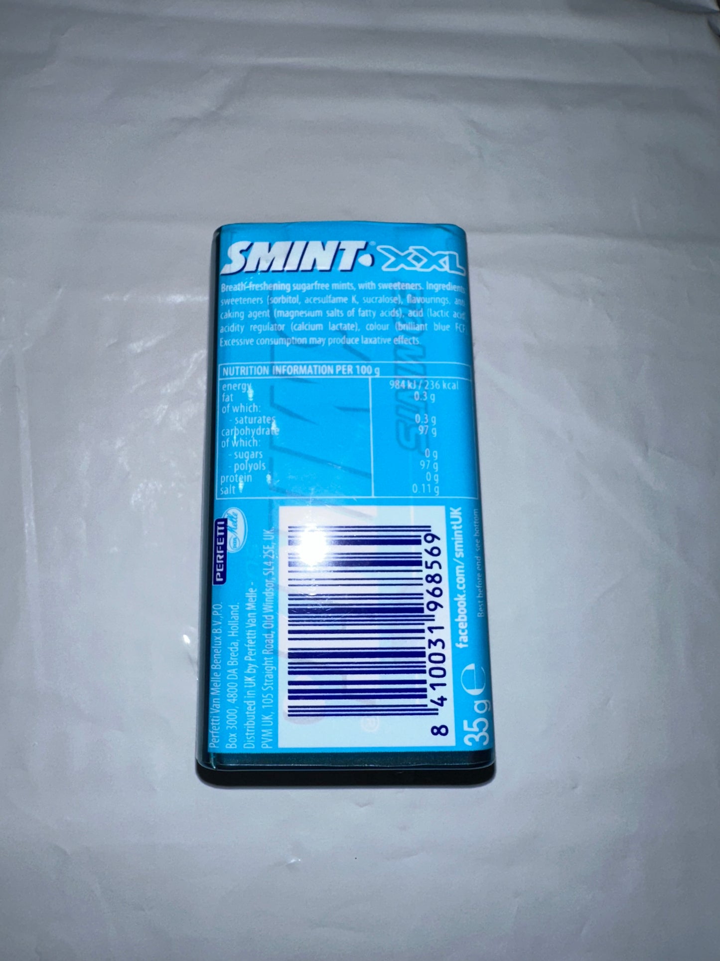 Smint XXL Sugar Free Sweet Mints 12 x 50 Tins | Vegetarian | Long-Lasting Fresh