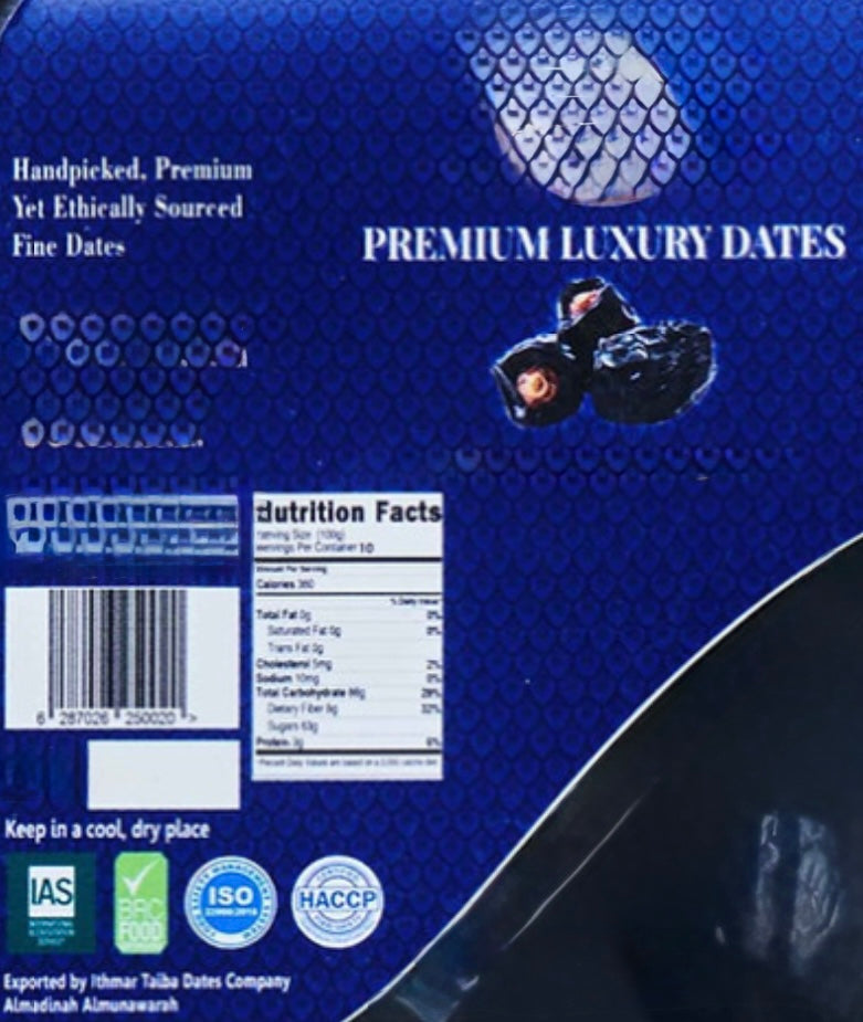 Premium Mabroom, Ajwa, Safawi & Medjool Dates Gift Set,Fresh, Juicy & Luxury 800