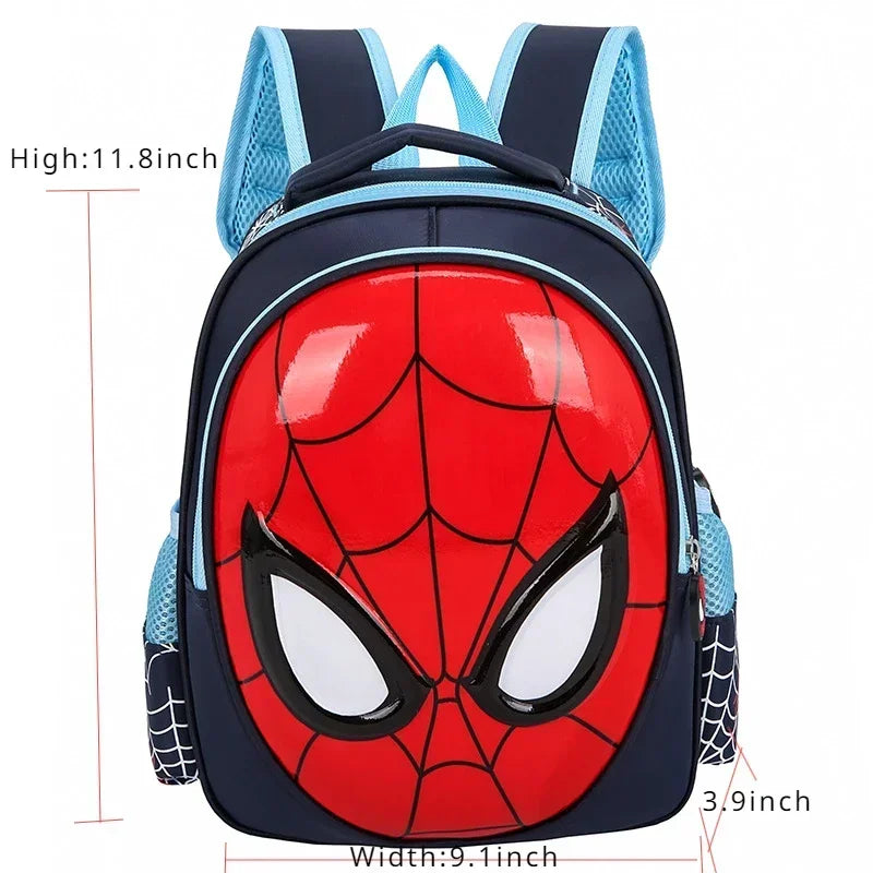 Disney Spiderman School Kids Backpack Leakproof Book Bag Student Boys Girls Gift