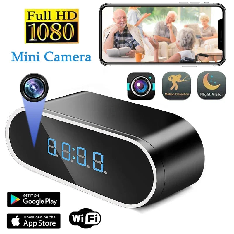 HD 1080P Wireless WiFi Indoor Security Camera – Rechargeable,Night Vision W/App