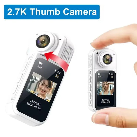 2.7K Thumb Camera Portable Body Pocket Video Audio WiFi Sports Action Camcorder 