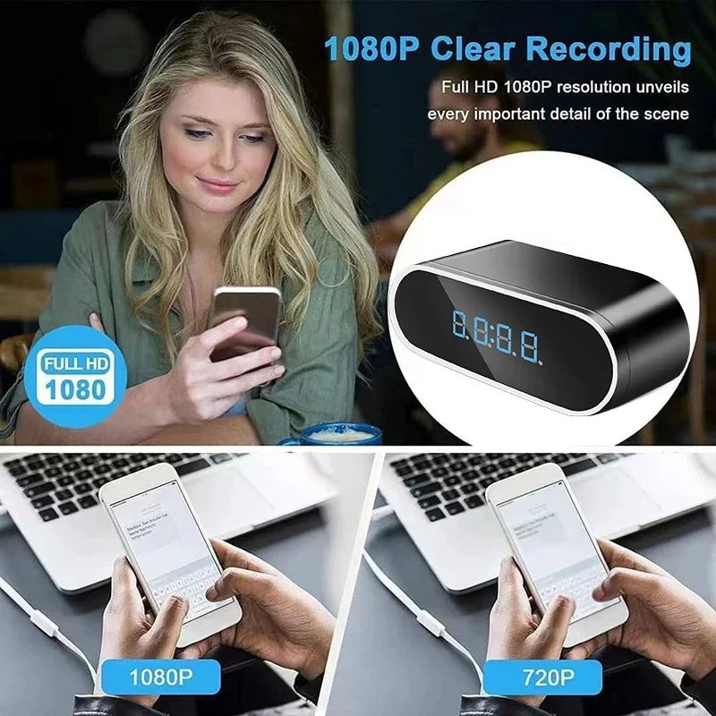 HD 1080P Wireless WiFi Indoor Security Camera – Rechargeable,Night Vision W/App