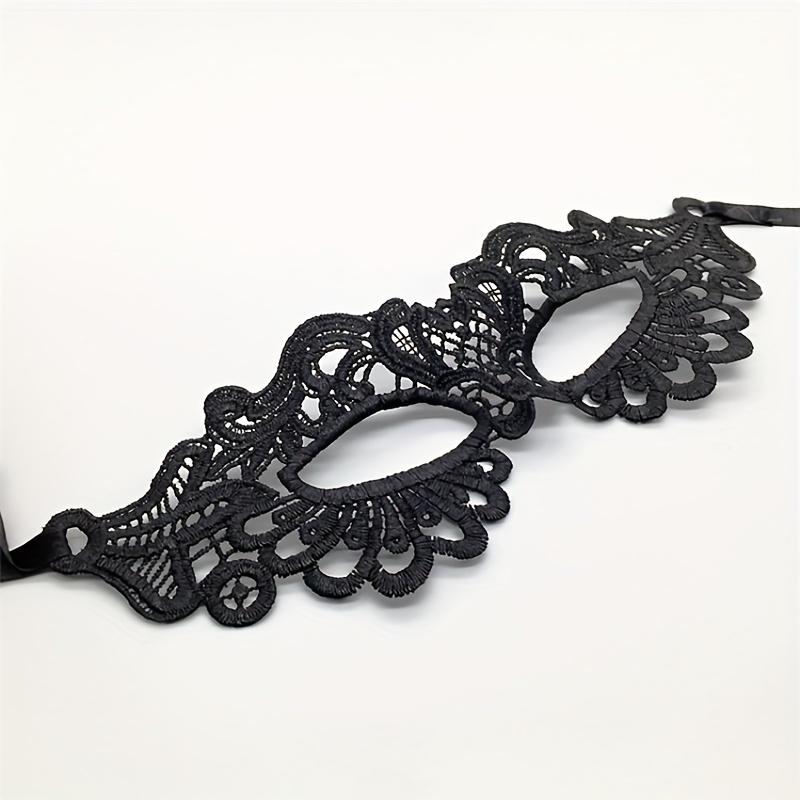 Halloween Fashion Gothic Hollow Out Lace Mask Women Masquerade Party Eye Masks