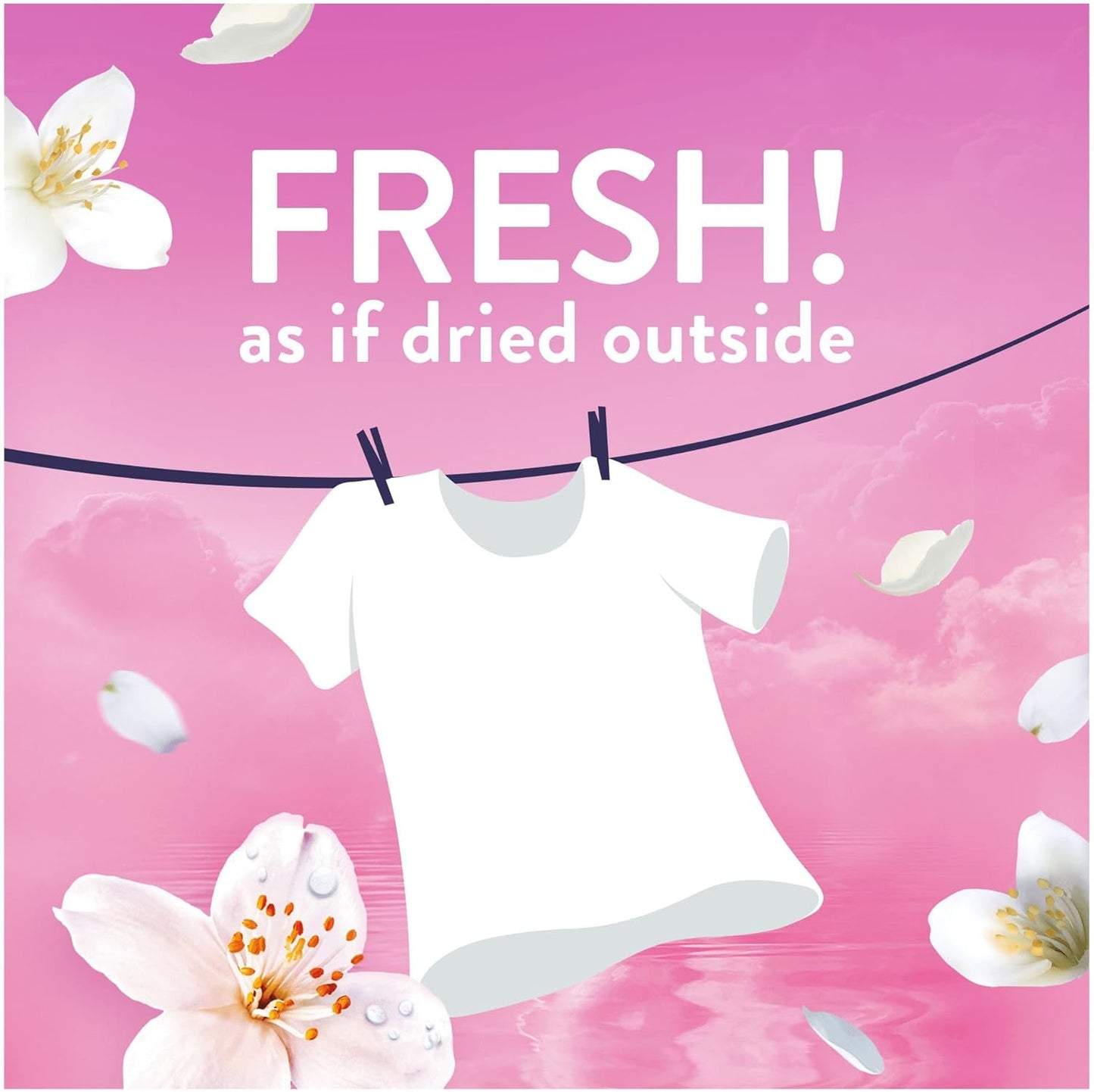 Lenor Outdoorable Fabric Conditioner 424 Washes (8X53), Dreamy Jasmine - Ultra Concentrated Freshness lenor