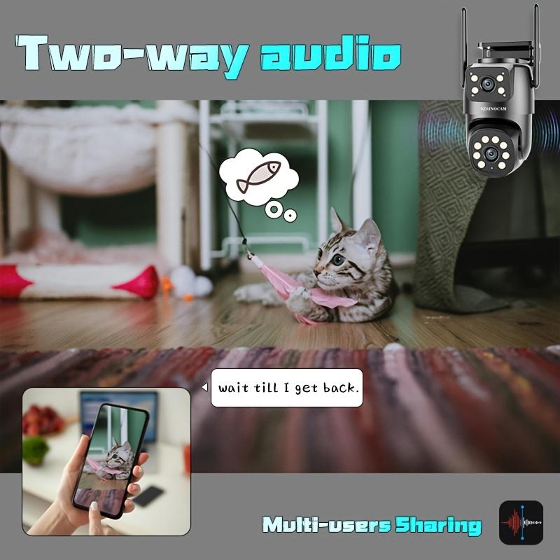 CCTV Wireless WiFi IP Camera Dual Lens Home Security Night Vision Indoor Outdoor