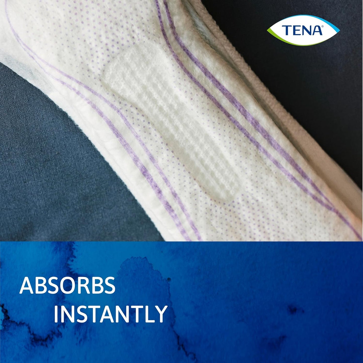 TENA Discreet Extra Plus, 96 Incontinence Pads Individually Wrapped, for Women with Medium to Heavy Bladder Weakness, Incontinence and Unpredictable Leaks, 16 Count (Pack of 6)