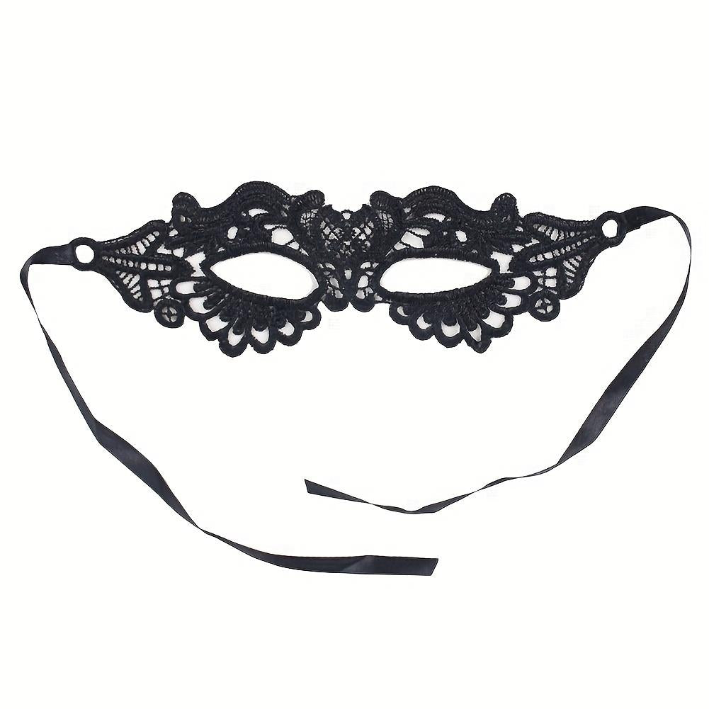 Halloween Fashion Gothic Hollow Out Lace Mask Women Masquerade Party Eye Masks