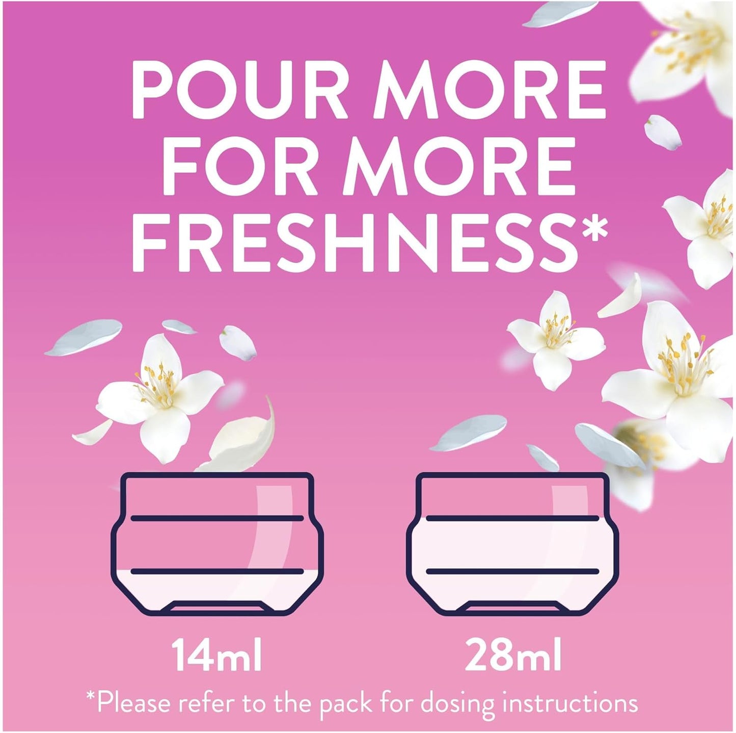Lenor Outdoorable Fabric Conditioner 424 Washes (8X53), Dreamy Jasmine - Ultra Concentrated Freshness lenor
