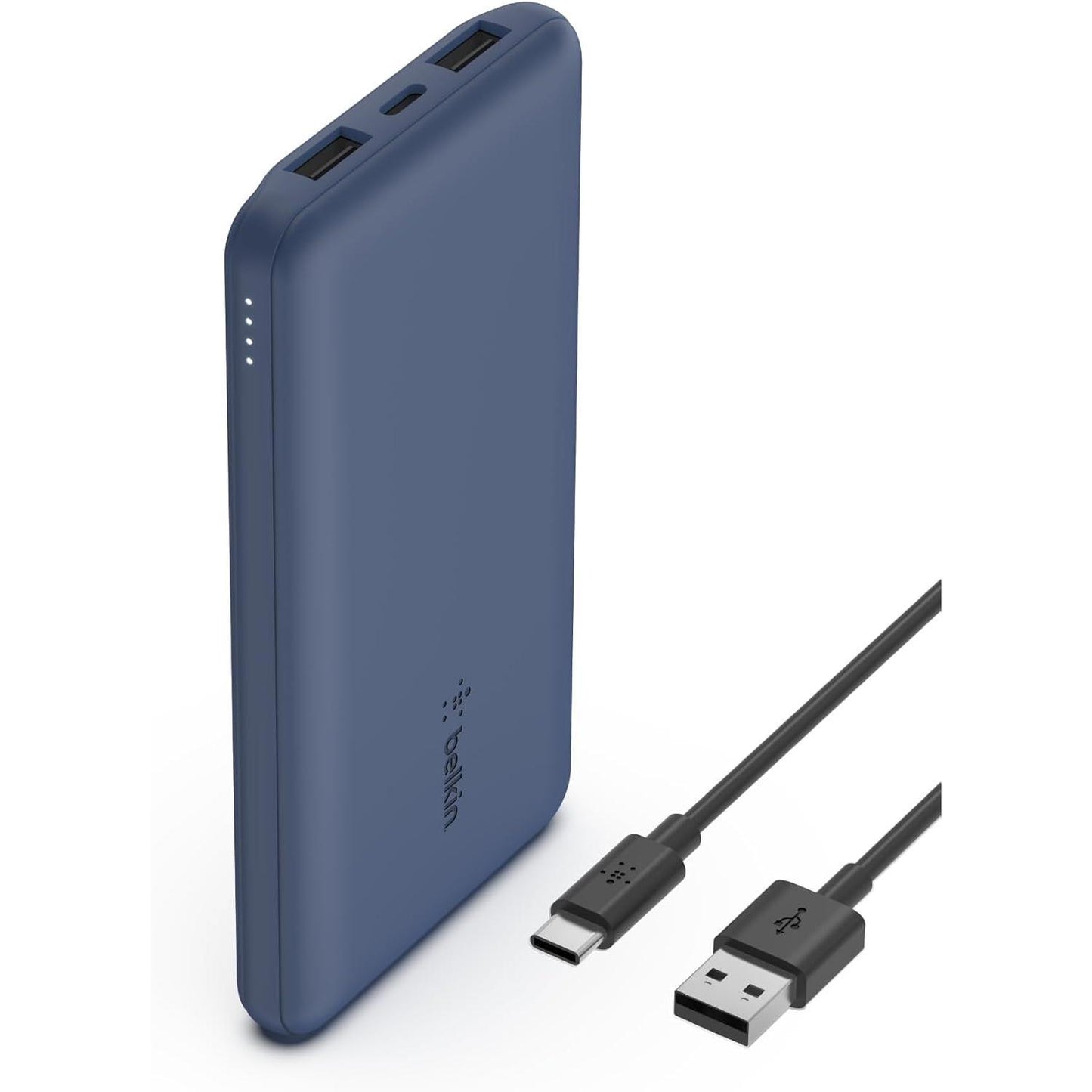 Belkin 10000Mah Portable Power Bank, 10K USB-C Portable Charger with 1 USB-C Port and 2 USB-A Ports, Battery Pack for up to 15W Charging for Iphone, Samsung Galaxy, Airpods, Ipad, and More - Black