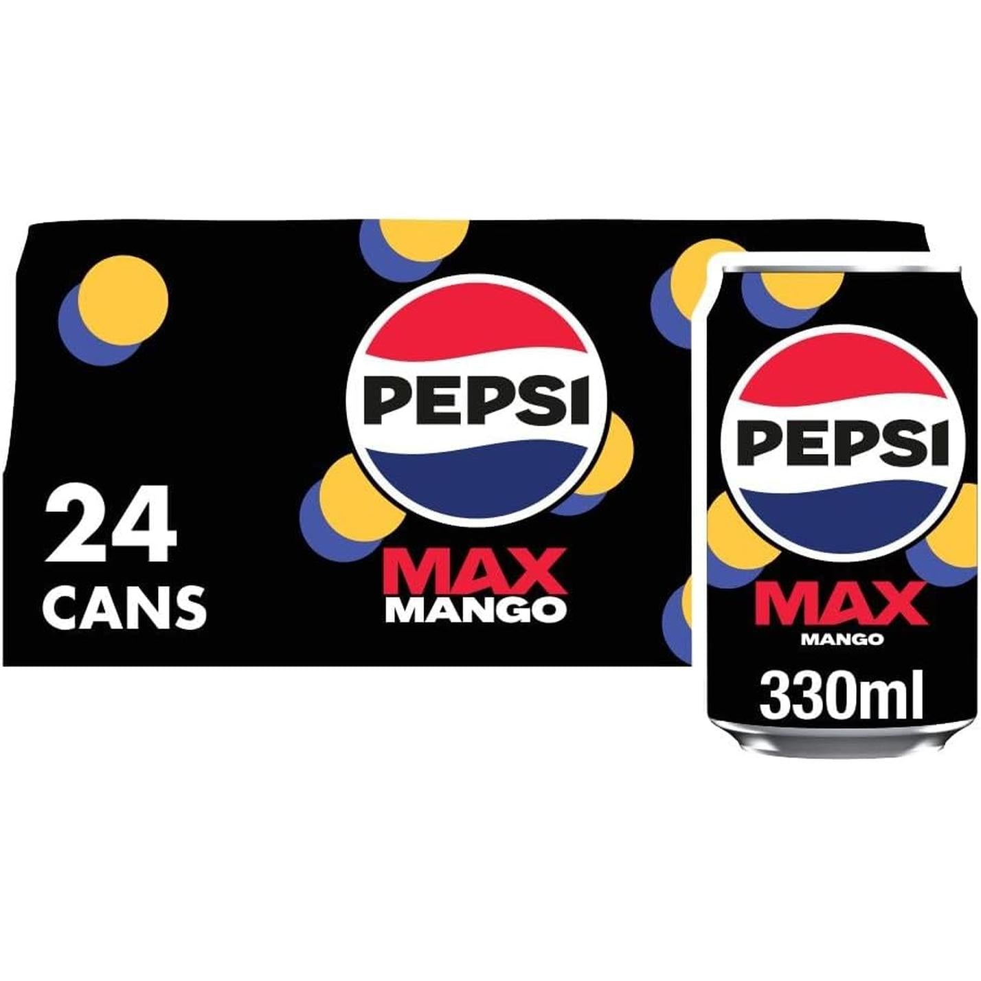 Pepsi Max No Sugar Cola Cans 24 X 330Ml Britvic Soft Drinks Ltd.