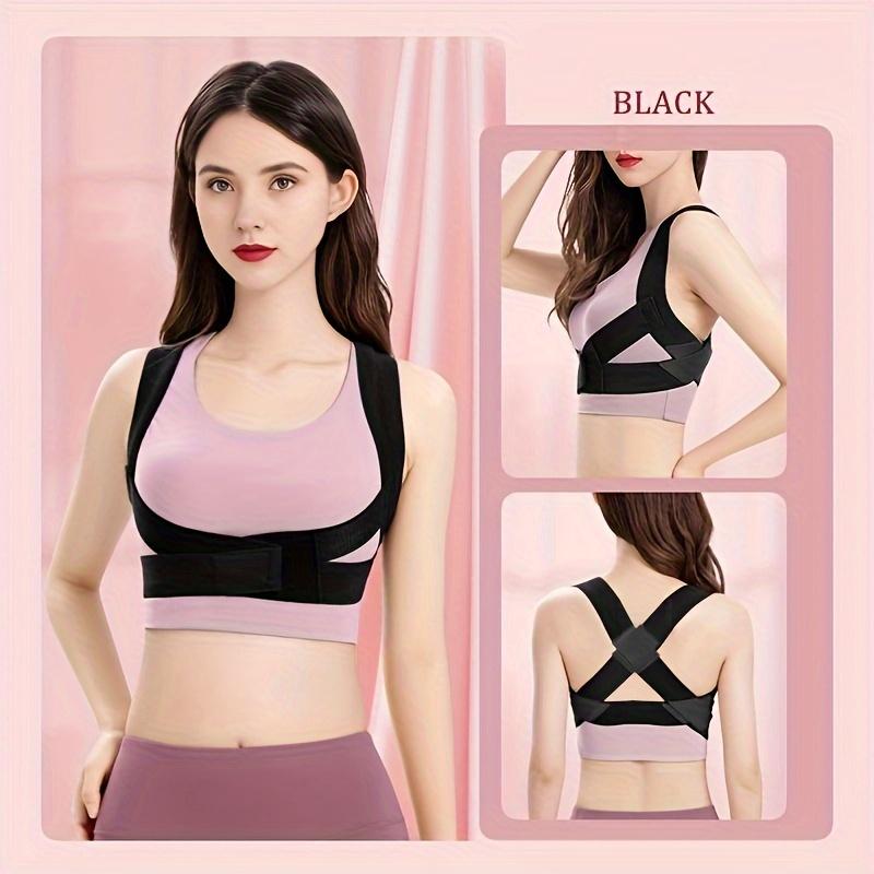 Adjustable Posture Corrector Strap - Invisible, Comfort Fit for Shoulder & Improved Posture,, Available in Pink/Black