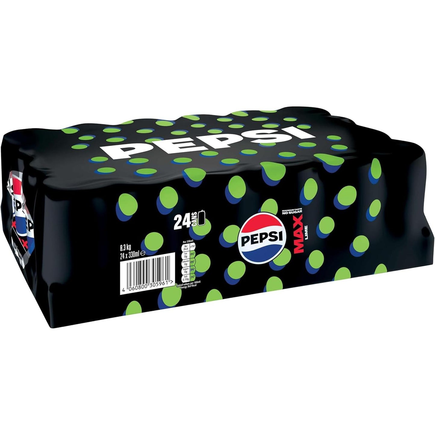 Pepsi Max No Sugar Cola Cans 24 X 330Ml Britvic Soft Drinks Ltd.