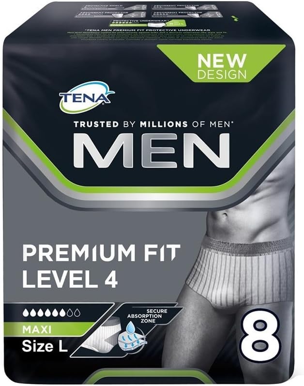 TENA Discreet Extra Plus, 96 Incontinence Pads Individually Wrapped, for Women with Medium to Heavy Bladder Weakness, Incontinence and Unpredictable Leaks, 16 Count (Pack of 6)
