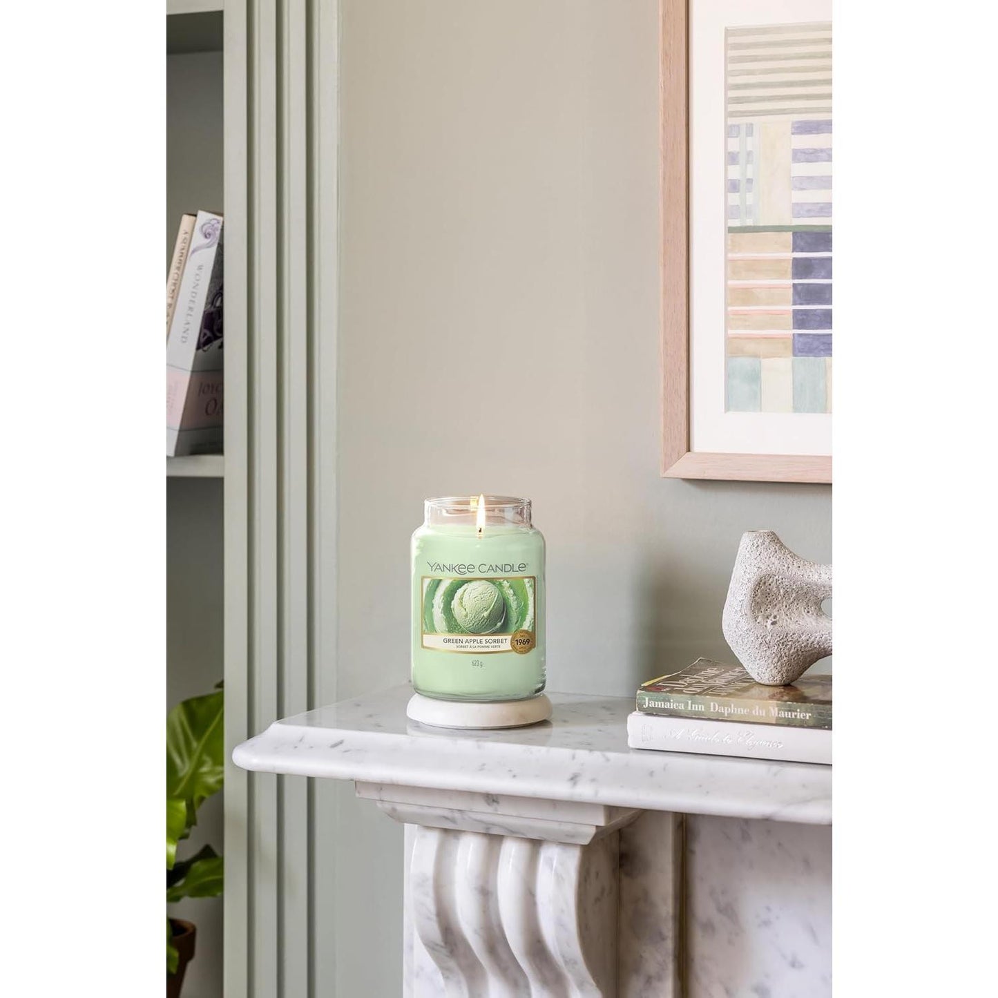 Yankee Candle Scented Candle - Green Apple Sorbet Large Jar - Long Burning Candles: up to 150 Hours - Gifts for Women