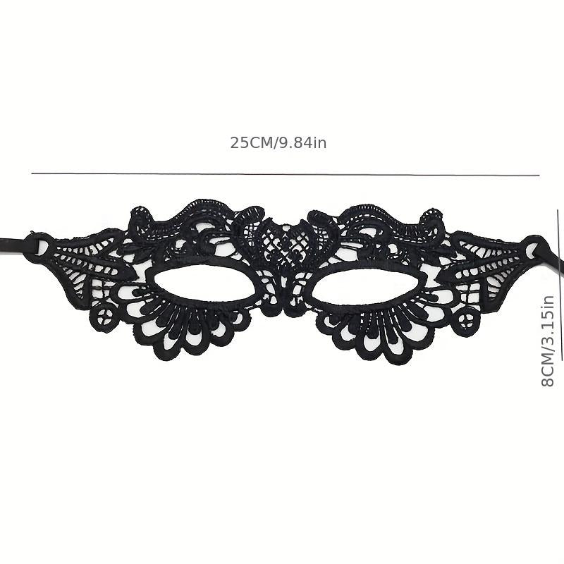 Halloween Fashion Gothic Hollow Out Lace Mask Women Masquerade Party Eye Masks