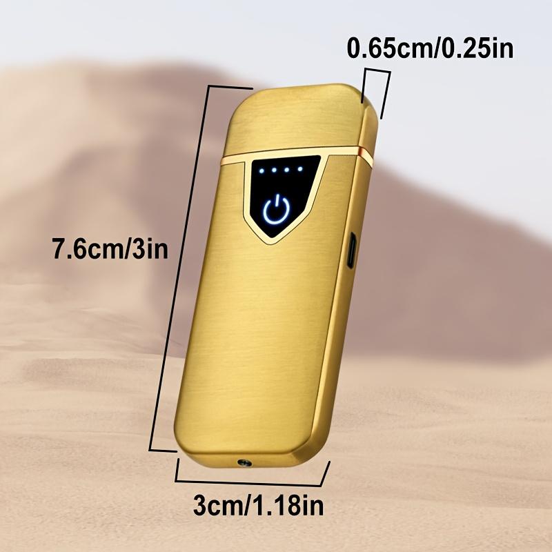 Smart Sensor Lighter, Windproof USB Rechargeable + 3s Instant Heating Coil Lighter with Power Indicator, 2pcs
