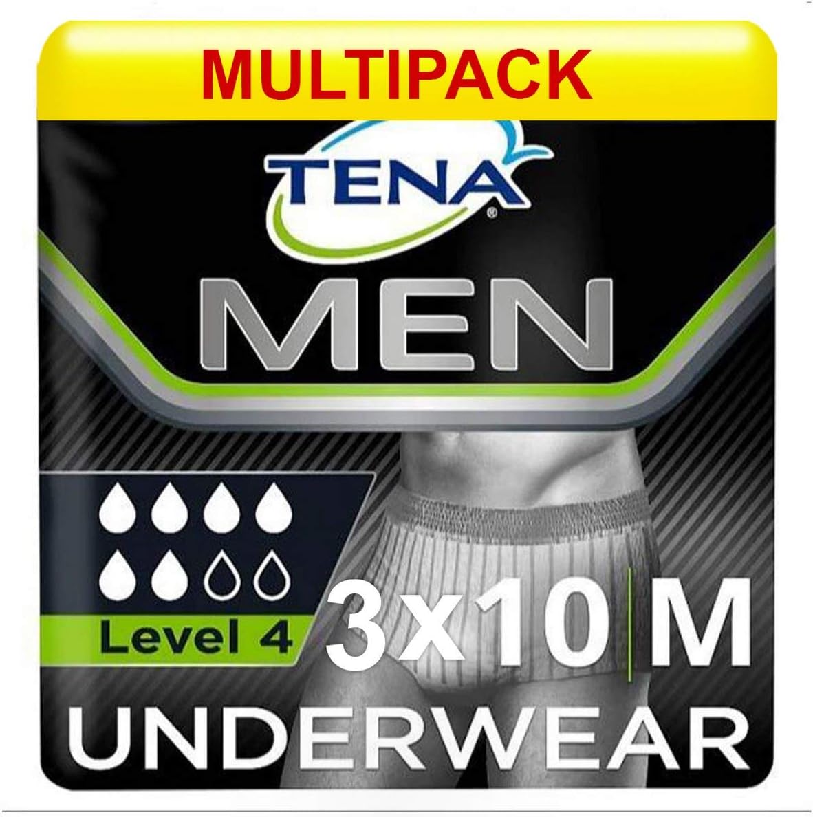 TENA Discreet Extra Plus, 96 Incontinence Pads Individually Wrapped, for Women with Medium to Heavy Bladder Weakness, Incontinence and Unpredictable Leaks, 16 Count (Pack of 6)