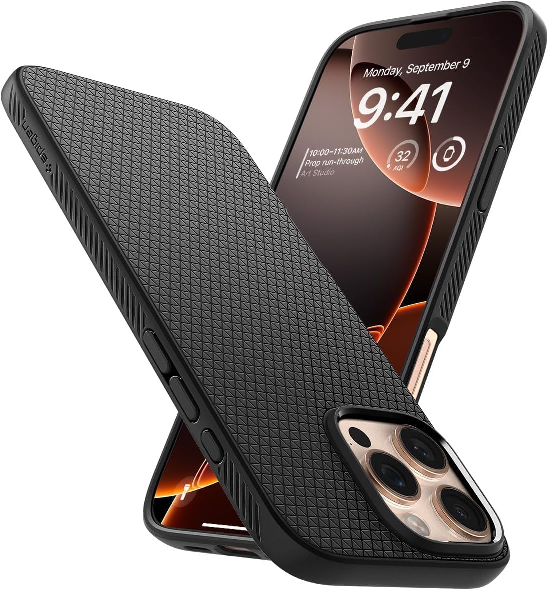 Spigen Liquid Air Case Compatible with Iphone 15 - Matte Black