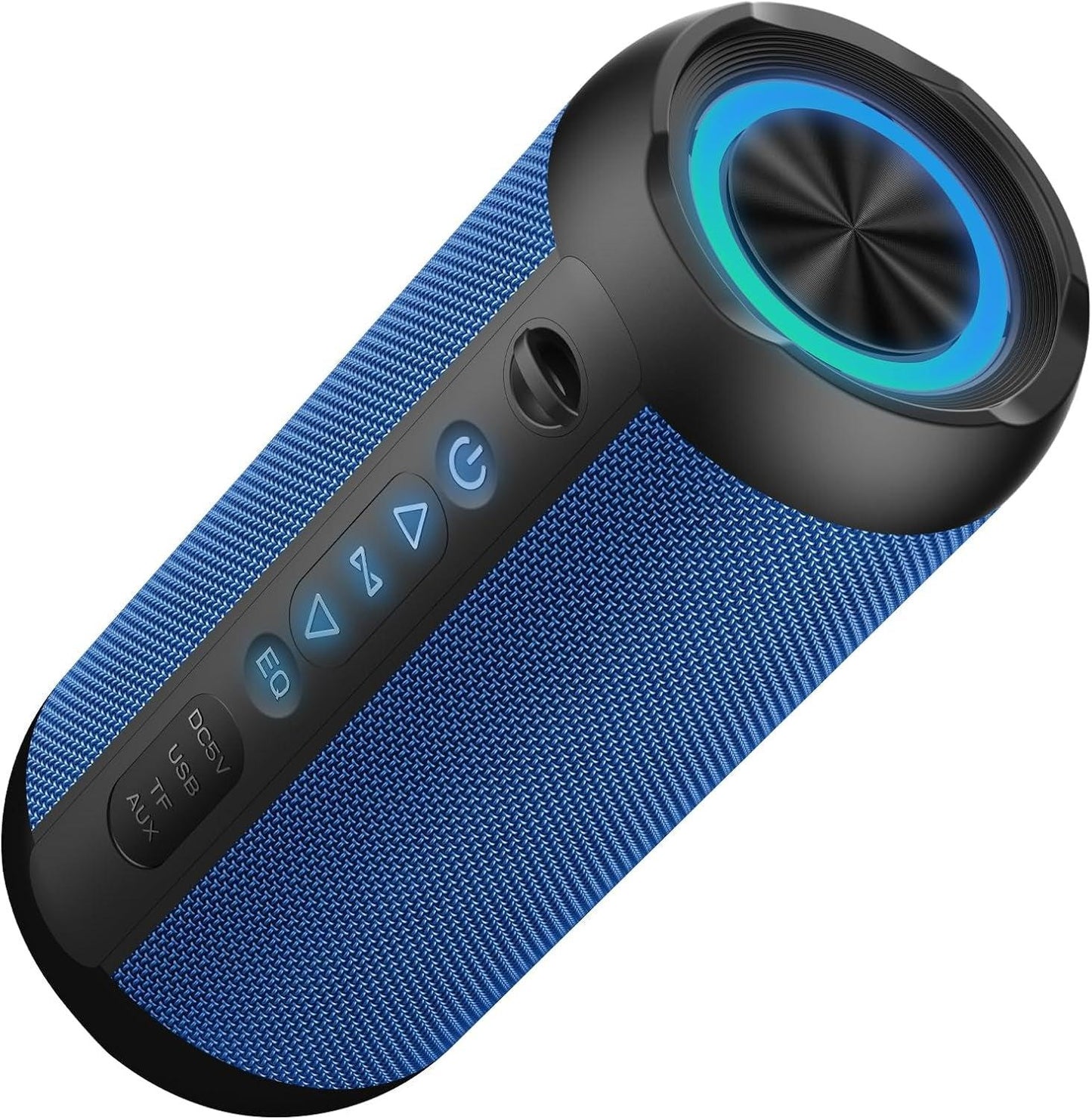 Taopodo Portable Bluetooth Speaker with 30W Stereo Sound, 3 EQ Mode & 3 RGB Lights, IPX7 Waterproof, 30H Playtime, TWS Wireless Pairing, Outdoor Speaker for Home, Outdoors and Hiking