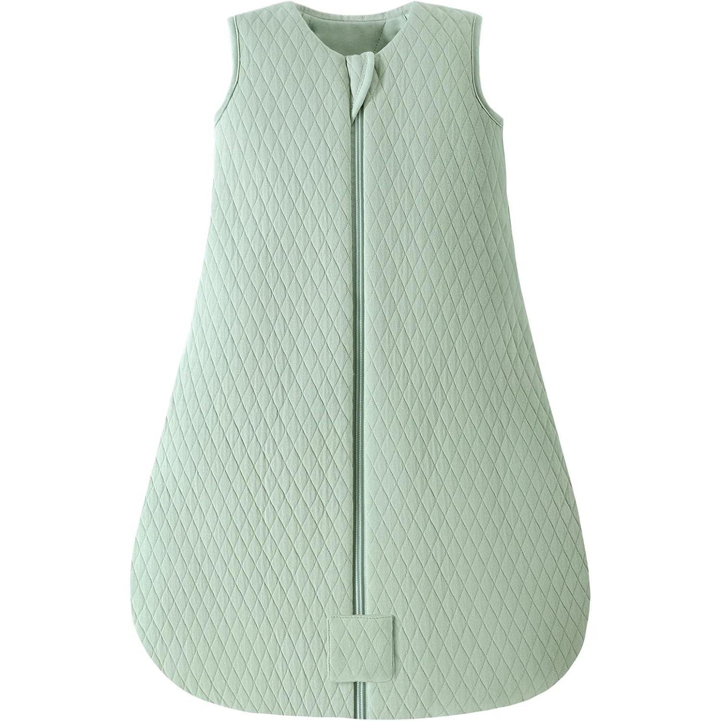 Baby Sleeping Bag 6-12 Months 100% Cotton TOG 2.5 Winter Toddler Sleep Sack Wearable Blanket for Infant Toddler Green