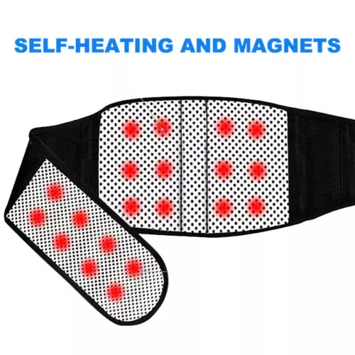 Double Pull Lumbar Support Brace Adjustable Lower Back Belt Spine Pain Relief